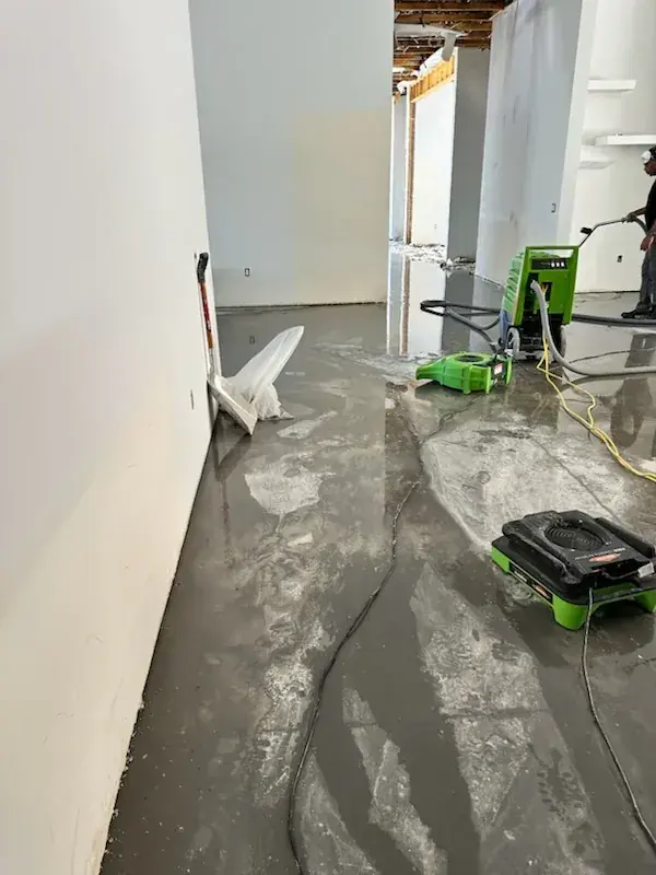 Slab leak located and dried in a kitchen in a northeast Valley home