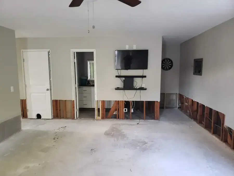 Containment set before drying a room in a northeast Valley home